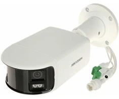 „Hikvision“ vaizdo kamera DS-2CD2T46G2P-ISU/SL(C) (balta, 4 MP, 40 m IR, „AcuSense“, panoraminė 180°)