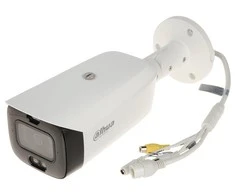 Dahua IP kamera HFW3449T1-AS-PV-S3 4MP FULL-COLOR. IR+LED pašvietimas iki 30m. 2.8mm 101°. SMD, IVS