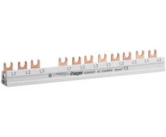 Izoliuota sujungimo šyna Hager KDN363F (3P+N, 12 mod., 10mm²)