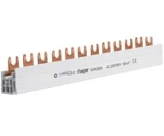 Izoliuota sujungimo šyna Hager KDN380A (3P, 12 mod., 16mm)