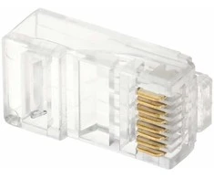 Jungtis cat6 RJ-45 (M) UTP kabeliui, užspaudžiama, 1vnt.