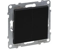 Juodas mygtukas Suno Legrand 721417