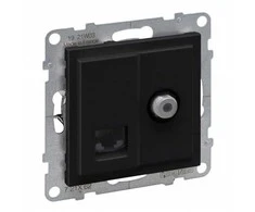 Juodas RJ45+ TV lizdas SUNO Legrand 721462