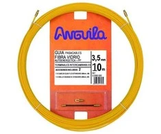 Kabelio pratraukėjas (10m, 3.5mm, geltonas, stiklo audinys)