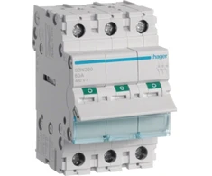 Kirtiklis Hager SBN380 (3P, 80A, 400V, 3 mod.)