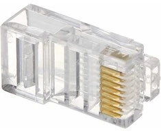 Kištukas RJ-45 UTP kabeliui CATe, RJ45T tipas EZ (Pass Through), 1vnt.