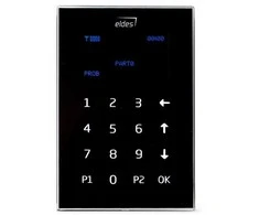 Klaviatūra ELDES EKB2 juoda, LCD, sensorinė, 1 IN zona, ESIM364/384 centralėms
