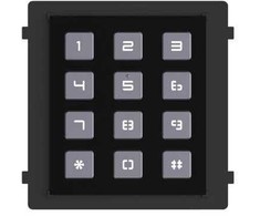 Klaviatūra SP Hikvision DS-KD-KP (Su pašvietimu, IP65, RS-485, Juoda)