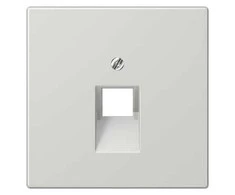 Kompiuterinio lizdo apdaila JUNG LS969-1UALG (pilka, 1xRJ45)