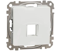 Kompiuterinio lizdo dangtelis 1×RJ45 Schneider Electric Sedna Design SDD111421 (baltas)