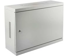 Komutacinė spinta 19" pakabinama 3U 540x400x180 (balta, metalo durys)