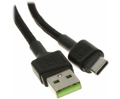 LAIDAS USB-A/USB-C/1.2M-GC 1.2 m Žalias Cell