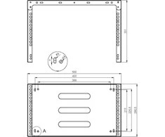 Delta LAIKIKLIS RACK ĮRENGINIAMS U19-6U/340