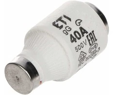 LYDŽIŲJŲ SAUGIKLIŲ ĮDĖKLAS ETI-D3/40A 40 A 500 V gG E33 ETI
