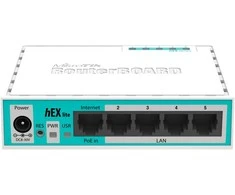 Maršrutizatorius 5 prievadų Mikrotik RB750r2 hEX