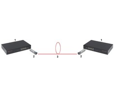 Šakotuvas VIENAMODIS MODULIS GSFP-850-MMF DAHUA