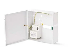 Metalinis korpusas Eldes ME1 255x255x80, su transformatoriumi 18VAC/40W, sabotažo kontaktas, baltas