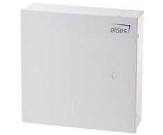 Metalinis korpusas Eldes ME1 255x255x80, su transformatoriumi 18VAC/40W, sabotažo kontaktas, baltas