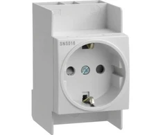 Modulinis kištukinis lizdas Hager SNS016 (16A, 250V, 2P+E)