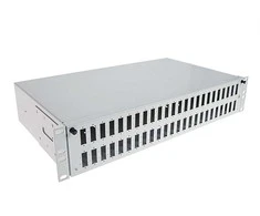 Optinė komutacinė panelė 19" ODF 2U 48 SC simplex/ LC duplex priekinė panelė