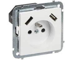 PAVIENIS LIZDAS SU MAITINIMO ŠALTINIU USB SANTRA/4188-10/EPN 230 V 16 A Elektro-Plast