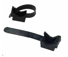 Prisukamas laikiklis kabeliui su dirželiu Pawbol H.7202C UP-22 (baltas, 22mm, 100vnt)