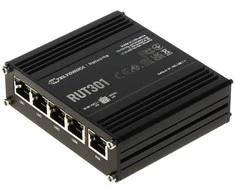 Teltonika | Ethernet Maršrutizatorius | RUT301 | No Wi-Fi | 10/100 Mbit/s | Ethernet LAN (RJ-45) jungtys 5 | Mesh Support No | MU-MiMO No | No mobile broadband