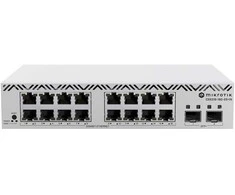 Šakotuvas 16 prievadų komutatorius MikroTik Cloud Smart Switch CSS318-16G-2S+IN