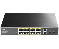 Šakotuvas 18 prievadų komutatorius CUDY GS1018PS2