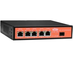 Šakotuvas 5 prievadų, 5 PoE komutatorius Wi-Tek WI-PS306GF-UPS