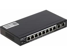 Šakotuvas Ruijie POE jungiklis RG-ES210GC-LP 8 privačių karališko dydžio