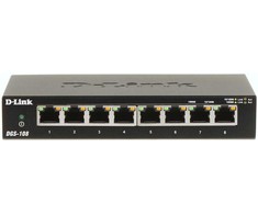 Šakotuvas SWITCH DGS-108/E 8 PRIEVADŲ D-Link