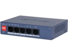 Šakotuvas SWITCH POE CS4005-4ET1GT-36 4 PRIEVADŲ DAHUA