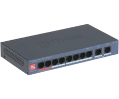 Šakotuvas SWITCH POE CS4010-8GT-110 10 PRIEVADŲ, 8 PoE DAHUA