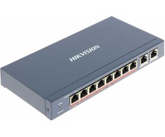Šakotuvas SWITCH POE DS-3E0310HP-E 8 PRIEVADŲ Hikvision