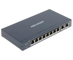 Šakotuvas SWITCH POE DS-3E0310P-E/M 8 PRIEVADŲ Hikvision