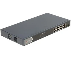 Šakotuvas SWITCH POE DS-3E0518P-E/M 16 PRIEVADŲ SFP Hikvision