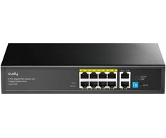 Šakotuvas SWITCH POE GS1010PE 8 PRIEVADŲ CUDY