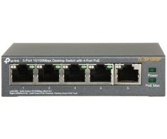 Šakotuvas SWITCH POE TL-SF1005P 5 PRIEVADŲ TP-LINK