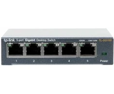Šakotuvas SWITCH TL-SG105 5 PRIEVADŲ TP-LINK