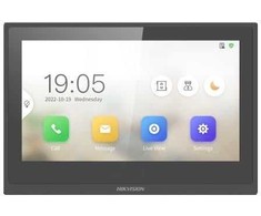 SP telefonspynės monitorius Hikvision DS-KH6351-WTE1 (Juoda)