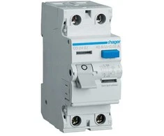 Srovės nuotekio relė Hager CD240J (A, 40A, 2P, 30mA, 230V)