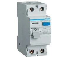 Srovės nuotekio relė Hager CD241J (AC, 40A, 2P, 30mA, 230V)