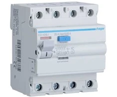 Srovės nuotekio relė Hager CD426J (AC, 25A, 4P, 30mA, 230V)