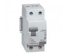 Srovės nuotekio relė RCD RX Legrand 402025 (AC, 40A, 2P, 30mA, 230V)