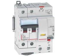 Srovės nuotekio relė su automatiniu jungikliu Legrand 411161 (C, 32A, 4P, 30mA, 230V)