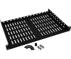 Stacionari lentyna 19" 1U L450 (juoda)