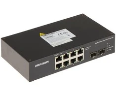 Šakotuvas SWITCH POE DS-3T0510HP-E/HS 8 PRIEVADŲ SFP Hikvision