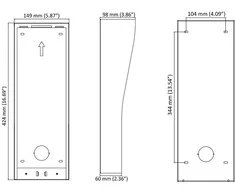 TINKO SLUOKSNIO KORPUSAS DS-KAB11-D Hikvision