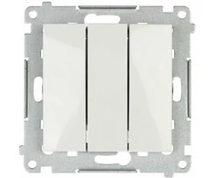 TRIPLE PUSH BUTTON DP31.01/11-SIMON54 250 V 10 A
